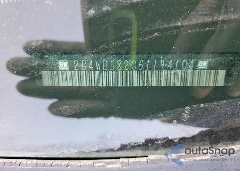 2006 Buick Lacrosse Cxl z USA, uszkodzony, nr VIN 2G4WD582061194104